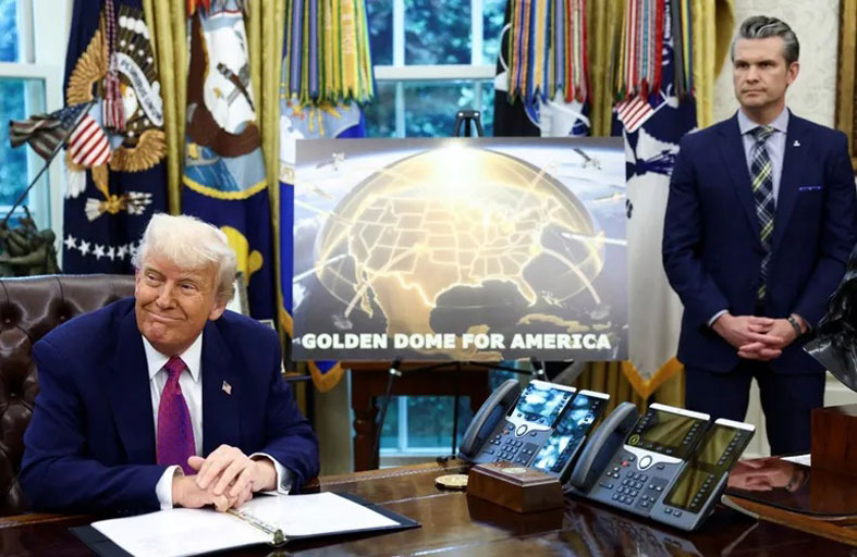 منظومة دفاع القبة الذهبية الأمريكية تشمل 4 طبقات