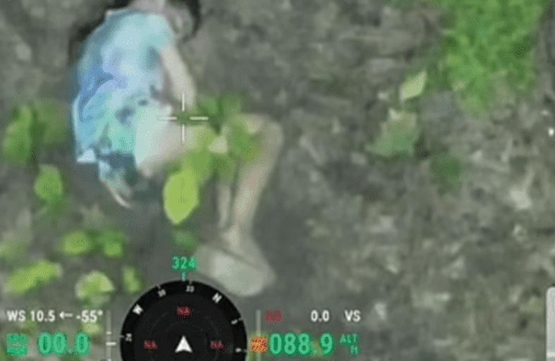 العثور على طفلة اختفت في غابة