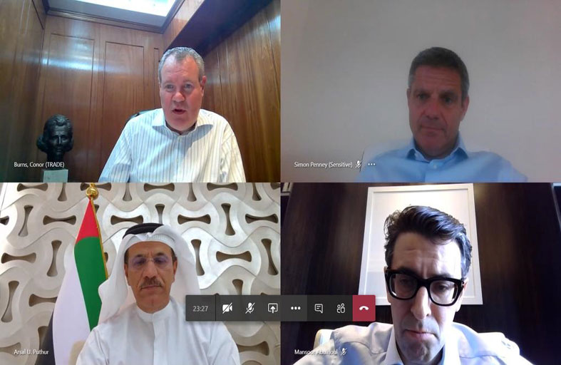 الإمارات وبريطانيا تبحثان تعزيز التنسيق لمواجهة آثار كورونا وتحفيز النشاط الاقتصادي والشراكة التجارية 
