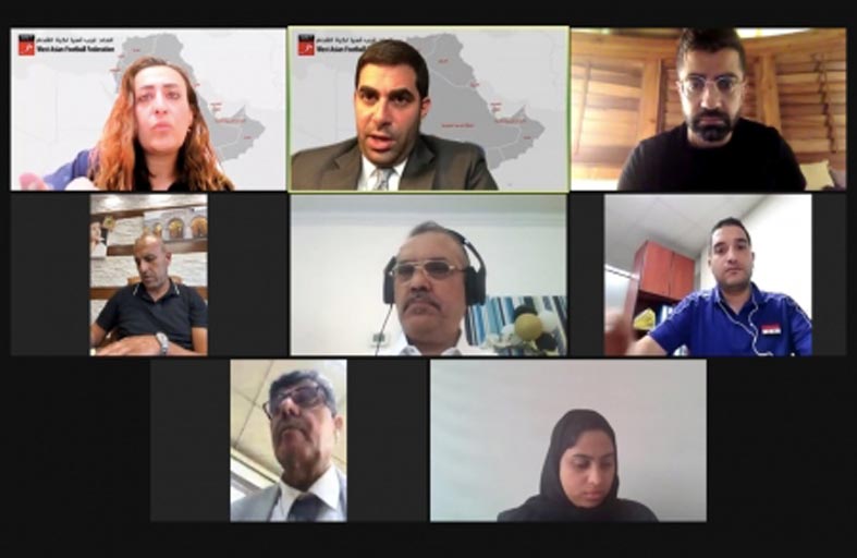 اتحاد الكرة يشارك في اجتماع اللجنة القانونية باتحاد غرب آسيا