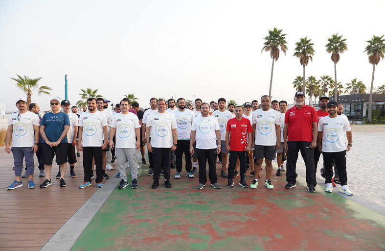 شرطة دبي تنظم فعالية «سعادتي مع الرياضة »