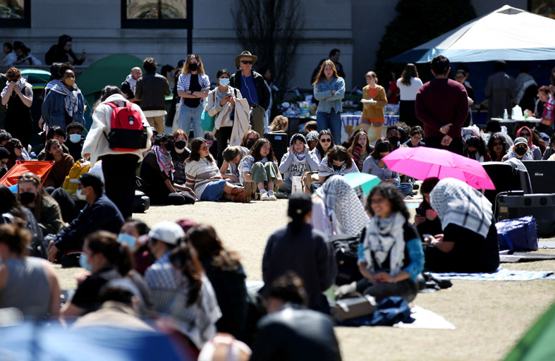  جامعة كولومبيا الأميركية تؤجّل فضّ الاعتصام المؤيّد للفلسطينيين 