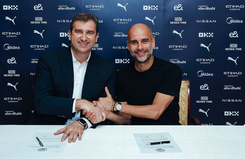 مانشستر سيتي يمدد عقد جوارديولا حتى 2025