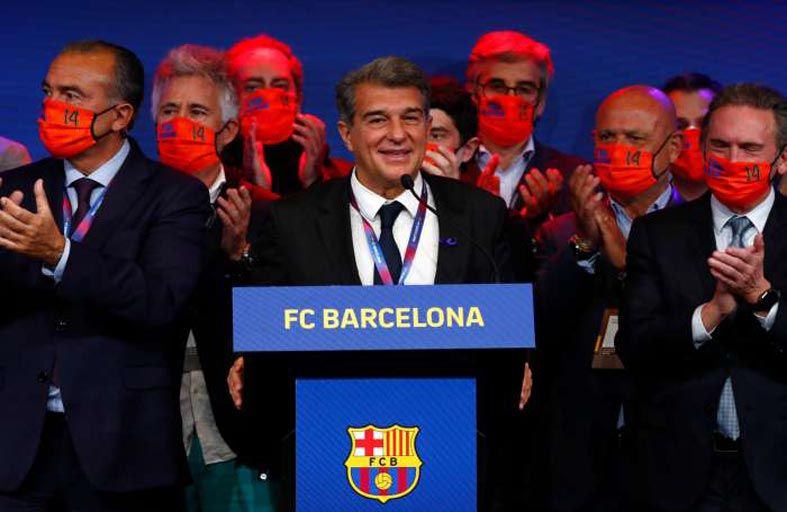 لابورتا الخبير في إعادة بناء قلعة برشلونة 