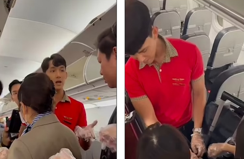 فأر يثير الرعب على متن طائرة ركاب