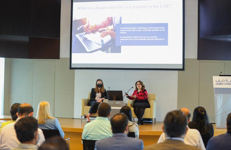 غرفة تجارة دبي تستعرض آخـر التطورات للشيكات المرتجعة في الإمارات 