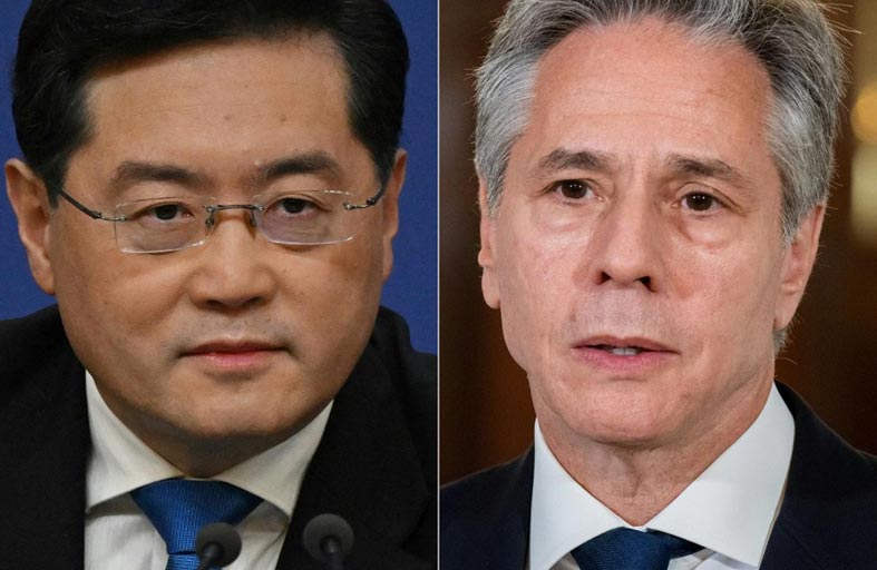 اتصال هاتفي بين وزيري الخارجية الأميركي والصيني 