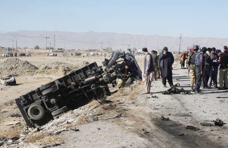 تفجيران يحصدان عشرت الضحايا في أفغانستان وباكستان 