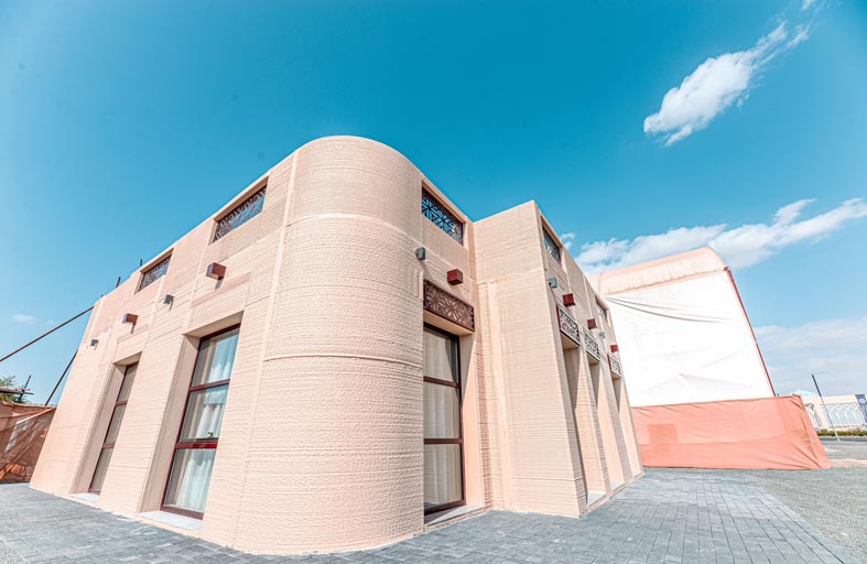 مجمع الشارقة للابتكار يدشن أول منزل في المنطقة بتقنيات الطباعة ثلاثية الأبعاد بهندسة معمارية تراثية