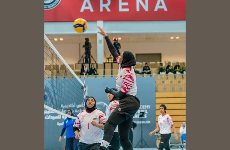 4 فرق تشارك في بطولة أكاديمية فاطمة بنت مبارك للكرة الطائرة