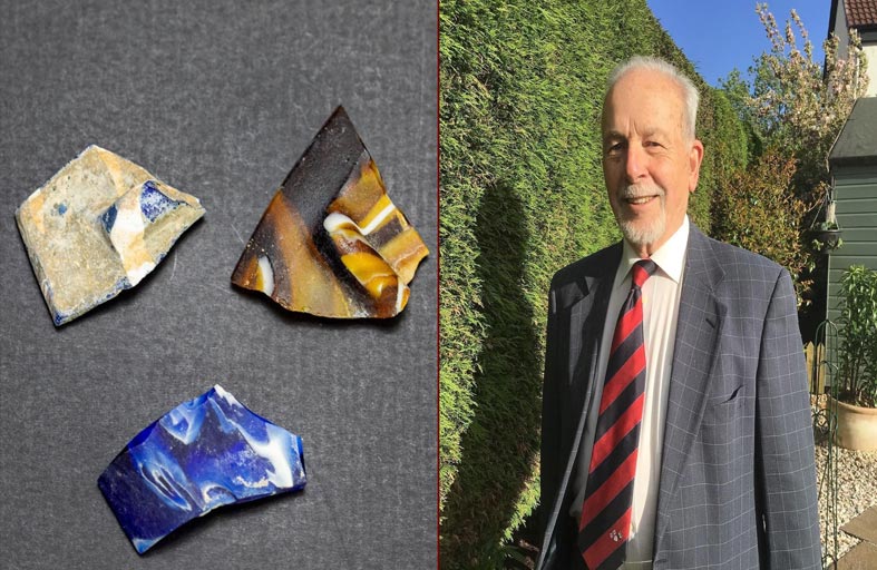 ماجد بن سعود يثمن جهود مقيم بريطاني سابق قدم مجموعة من القطع الأثرية لأم القيوين