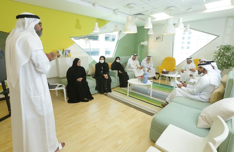 محاكم دبي تستقبل الأمين العام للمجلس القضائي  للاطلاع على أفضل الممارسات في المجال الاستراتيجي والتقني