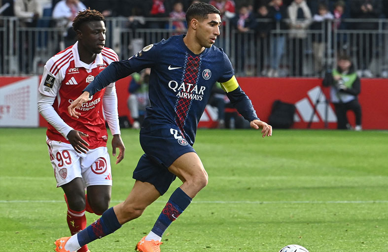 ثنائية حكيمي تعيد سان جرمان إلى نغمة الانتصارات