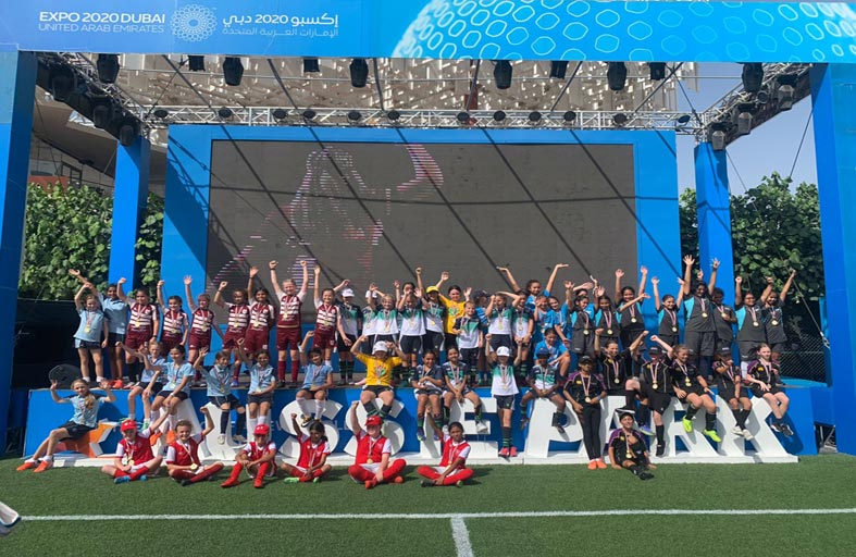 اتحاد الكرة يُنظم مهرجاناً للواعدات في إكسبو 2020