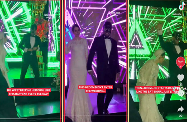 مصر.. عريس «باتمان» يتصدر التريند ويشعل الجدل