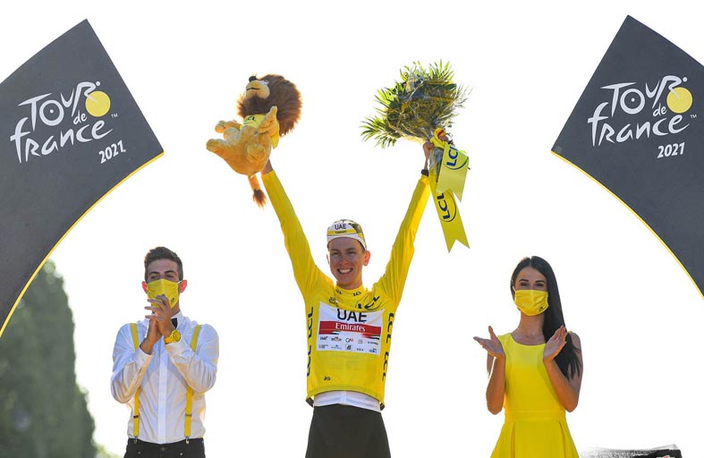 بوجاتشار نجم فريق «الإمارات» للدراجات: جاهزون للدفاع عن اللقب في جولة فرنسا