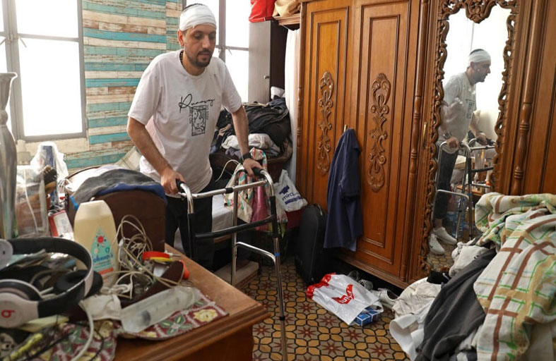 مصابون في انفجار مرفأ بيروت يحملون على الدولة تجاهلها لأوجاعهم