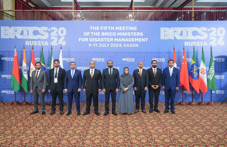 الإمارات تشارك في اجتماع رؤساء جهات الطوارىء لدى بريكس في روسيا