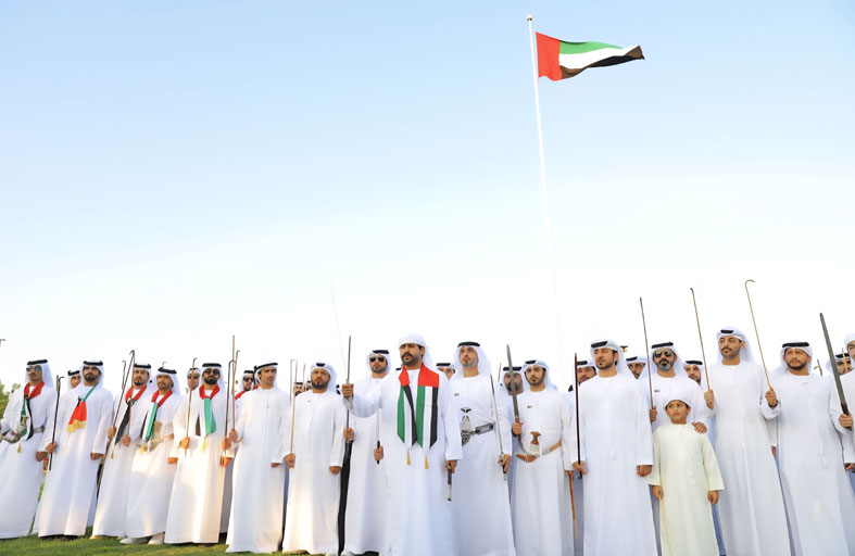 لوحات شعبية وقصائد وطنية تزين احتفال جمعية الشحوح بعيد الاتحاد الـ 54