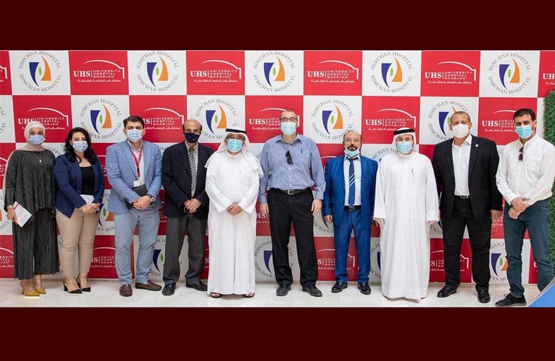 تعاون وشراكة طبية بين نادي الشارقة ومستشفى الجامعة بالشارقة