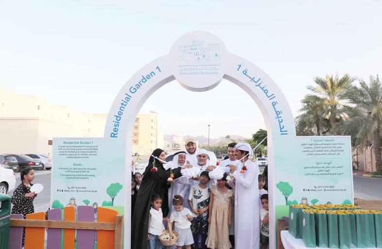 بلدية دبا الحصن تطلق الحدائق المنزلية الأولى من نوعها بالإمارة