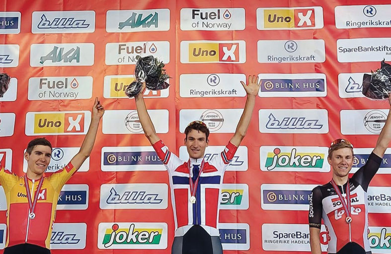 بيستروم يحصد المركز الأول لدراجات الإمارات في البطولة النرويجية الوطنية