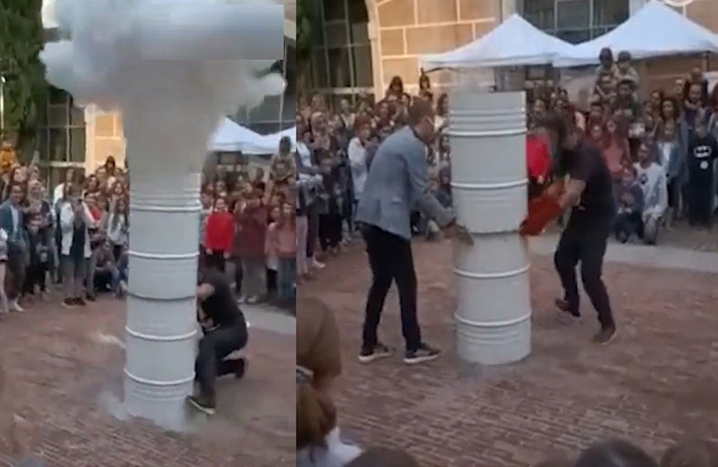 تجربة عملية تتحول إلى كارثة بمدرسة 