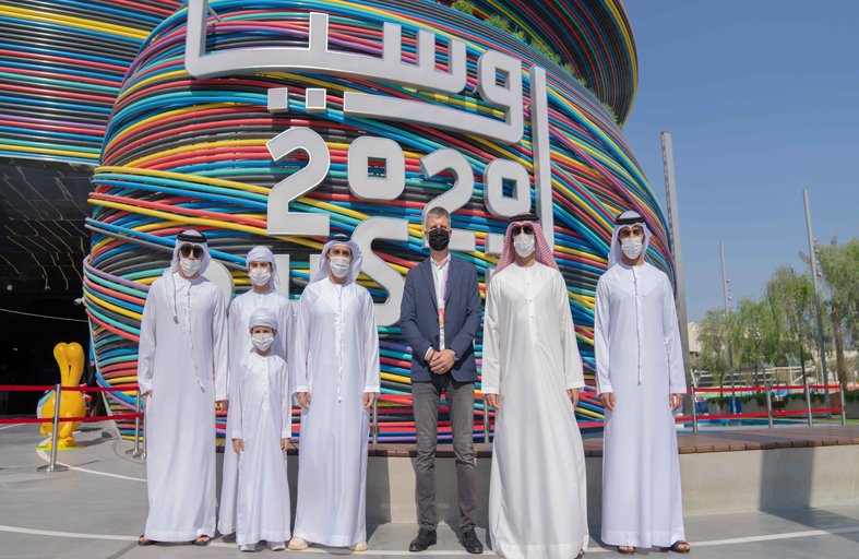 عمار النعيمي يتفقد جناحي روسيا و التنقل في إكسبو 2020 دبي