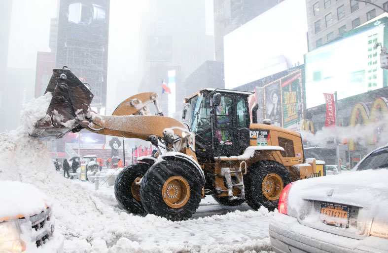 نيويورك تنتظر الثلوج الكثيفة بعد غياب طويل