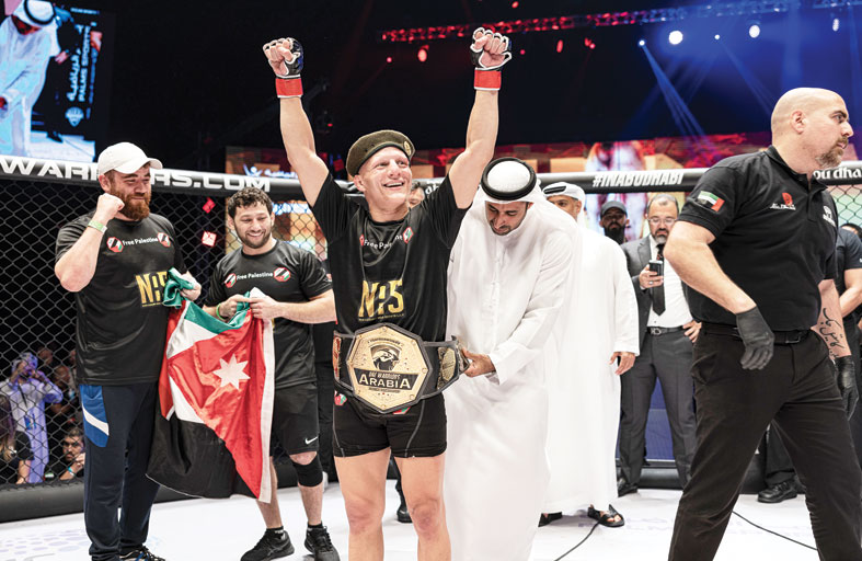 الأردني علي القيسي والمغربي دياني يحتفظان بلقب «النسخة العربية» من «محاربي الإمارات»