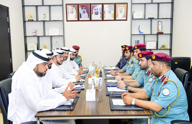 مجلس ضاحية الخروس يبحث التعاون المشترك مع مركز شرطة الذيد 