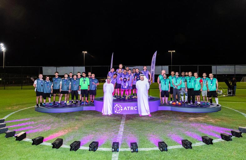 مجلس أبحاث التكنولوجيا المتطورة في أبوظبي يختتم بطولته الرمضانية لكرة القدم بتتويج الفائزين