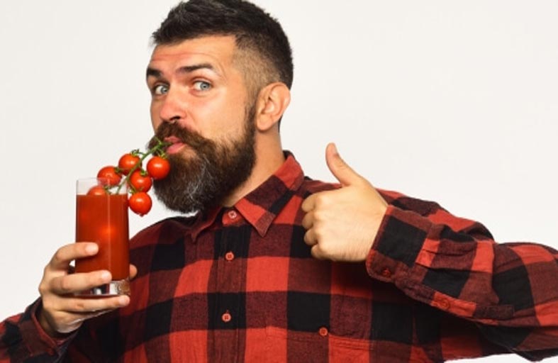 فوائد عصير الطماطم للرجال