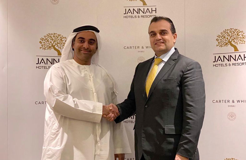 شراكة استراتيجية بين مجموعة فنادق ومنتجعات جنة وكارتر آند وايت