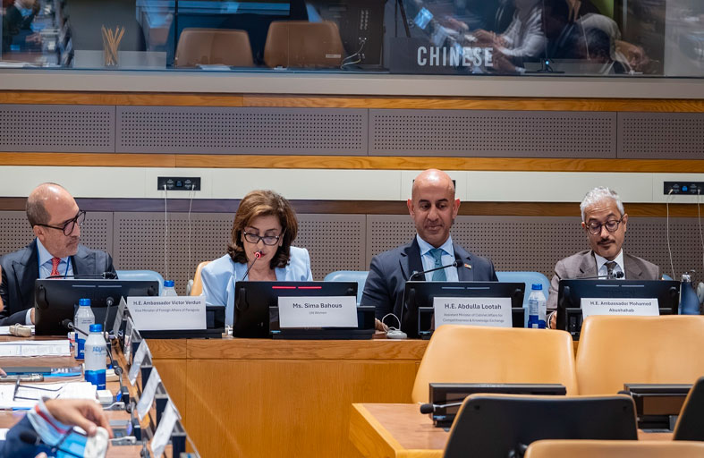 الإمارات تطلق تقرير أهداف التنمية المستدامة 2045 في الأمم المتحدة