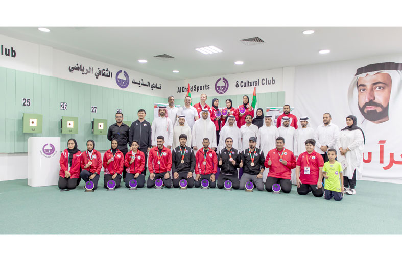 نادي الذيد الرياضي يختتم بطولة اليوم الوطني الـ51 للرماية الهوائية