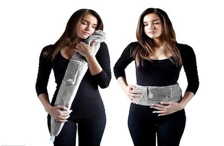 كيس ماء قابل للارتداء لمحاربة البرد