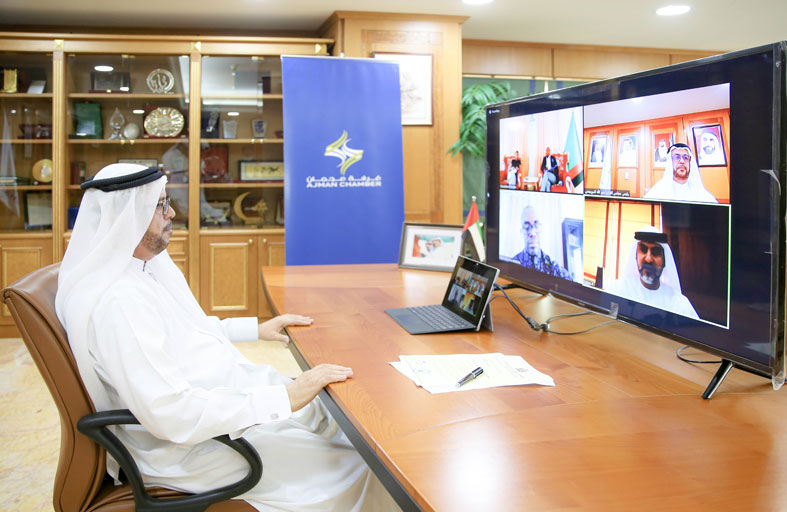 غرفتي عجمان وزامبيا تبحثان سبل التعاون المشترك