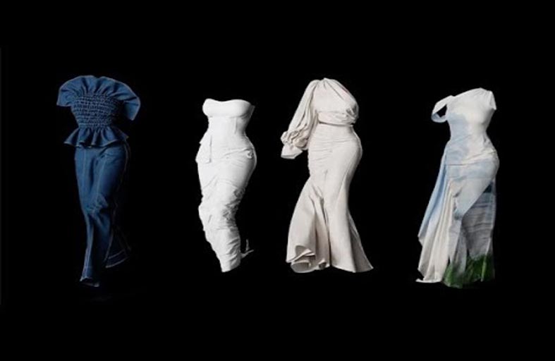 مصممة تقدم تصوراً لعروض الأزياء في ظل كورونا