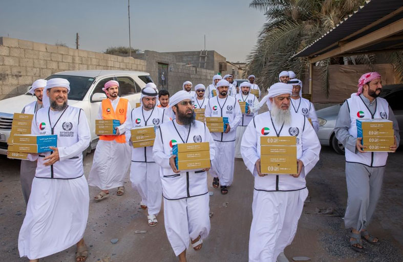 «الأعمال الخيرية العالمية» توزع 7500 وجبة إفطار يوميا داخل الدولة