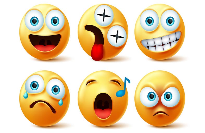 لا تستخدم الإيموجي في رسائل العمل