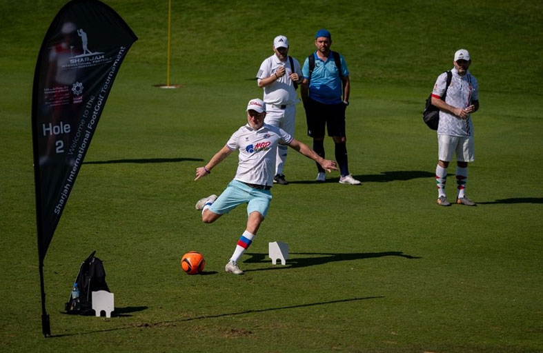 الصربي نيميك يتوج بلقب الفوت جولف في ختام أسبوع نجوم الكرة في الشارقة