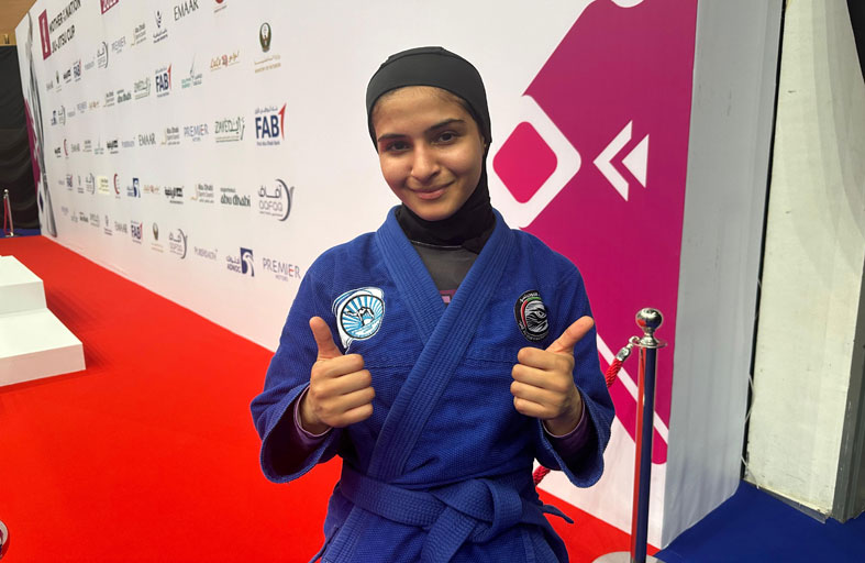 أسماء الحوسني بطلة آسيا: الجوجيتسو ساهم في تفوقي بالهندسة الميكانيكية