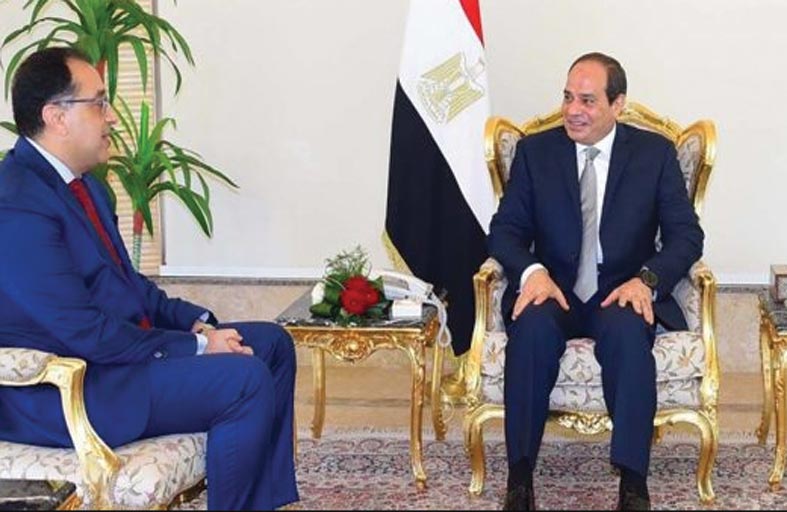 الرئيس المصري يكلف  مدبولي تشكيل حكومة جديدة