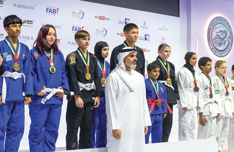 خالد بن محمد بن زايد يفتتح بطولة أبوظبي العالمية لمحترفي الجوجيتسو في نسختها الـ15 