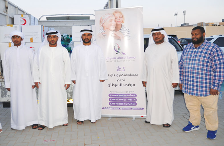 توزيع المير الرمضاني على أسر مرضى السرطان في العين  