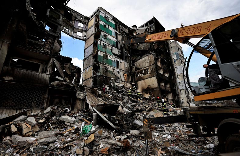 هجوم روسي على متحف بشرق أوكرانيا