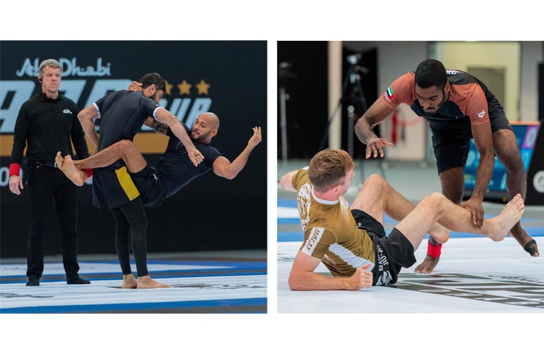 الإمارات بطلا و البرازيل وصيفا في ختام منافسات بطولة أبوظبي الدولية لرابطة محترفي الجوجيتسو «بدون بدلة»