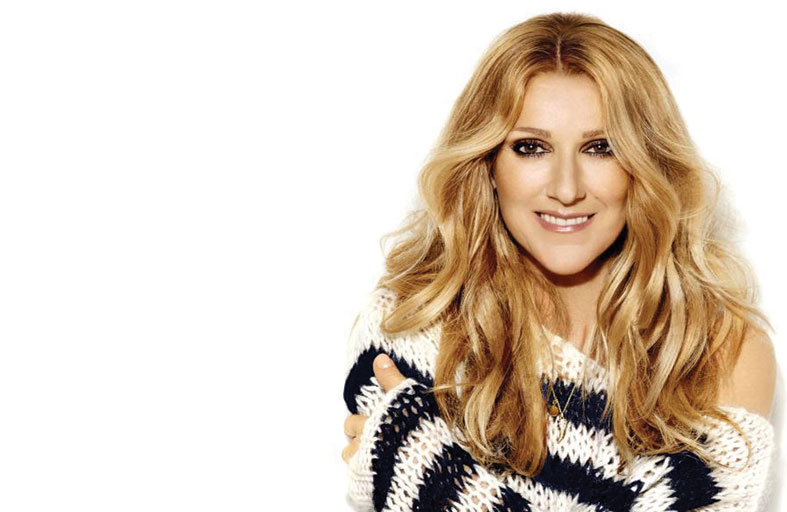 سيلين ديون في كواليس جلستها التصويرية