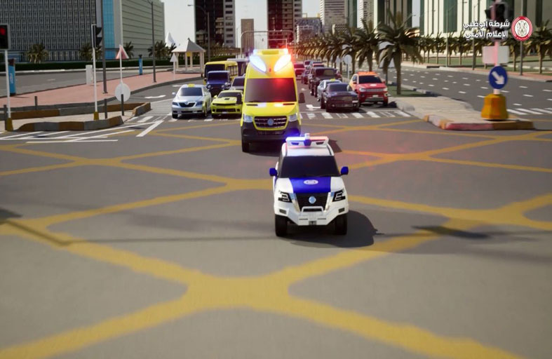 شرطة أبوظبي: إفساح الطريق لمركبات الطوارئ يضمن الاستجابة السريعة للحوادث